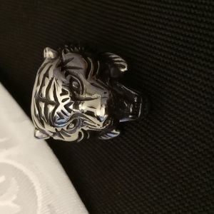Men's Stainless steel Tiger Ring
